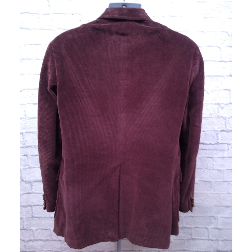 Vintage Polo Ralph Lauren Polo University Brown Corduroy Blazer Jacket 44R - Picture 4 of 9